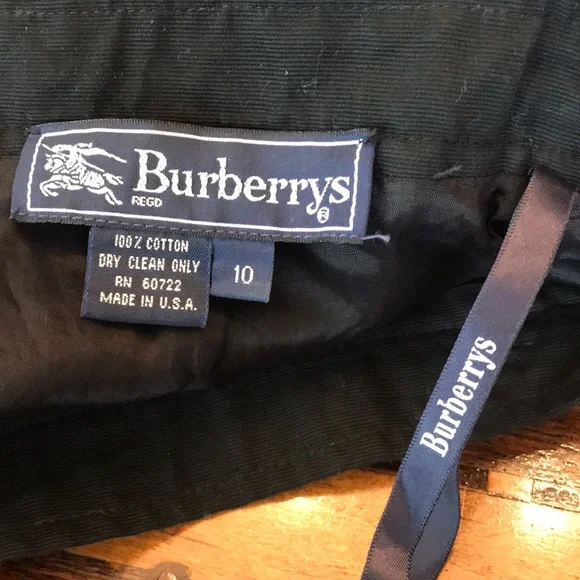 Vintage Burberry Nautical Button Skirt - Picture 7 of 9